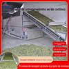 Secador de armazenamento verde contínuo Sichuan Forage Green Storage Dryer Royal Bamboo Grass Corte de secagem Linha assada
