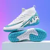 Zapatos de Fútbol TF de Caña Alta para Hombres, Mujeres, Adultos, Estudiantes, Césped Artificial, Competición Profesional, Entrenamiento, Antideslizantes, Zapatos de Fútbol Hombres