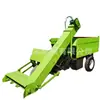 Caminhão Pá Auto-Descarregável Hidráulico de Três Rodas Raspador Alimentador Limpador de Esterco de Curral 490 Equipamento de Remoção de Esterco Agrícola de Tração nas Quatro Rodas