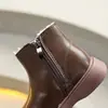 2025 Nuevo Invierno Zapatos Grandes de Algodón Botas para Niños Niñas Pequeñas Forradas de Felpa Estilo Coreano Niños Botas Gruesas de Algodón Botas Cortas de Moda