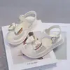 Sandalias de Princesa para Niñas 2026 Verano de Moda Sandalias de Moda para Niñas de Comercio Exterior Lazo Sandalias Casuales para Niñas Pequeñas