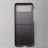 Para Samsung ZFLIP4 funda de teléfono móvil plegable funda de cuero material en aerosol Samsung pegatina de agua pintada material de funda de teléfono móvil de PC