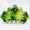 Moda 9cm Color Degradado Tres Flores Pinza para el Cabello Accesorios para Adultos Clip para el Cabello para Ducha Horquilla Accesorios para el Cabello