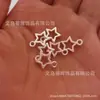 Acessórios de joias de liga retrô para comércio exterior pingente pingente 10MM estrela oca estrela de cinco pontas de Natal