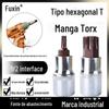 Soquete Chave de Fenda Hexagonal Tipo T 55mm Bit Hexagonal 1/2 Canhão de Vento Chave Elétrica Conjunto de Soquetes Lote de Pressão Quadrado