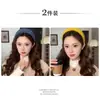 Faixa de cabelo larga estilo coreano com esponja encaracolada para mulheres, outono/inverno, que aumenta a altura, projetada para levantar o topo da cabeça, acessório de cabelo estiloso e versátil