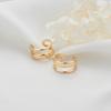 Anillo personalizado atmosférico con diseño de bolso de oro de 14 quilates hecho a mano, estilo transfronterizo europeo y americano, con apertura ajustable.