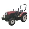 O Trator de Quatro Rodas Mc504-3 Vermelho Oriental para Pomares Possui Alta Distância do Solo, Capacidade de Giro Flexível e é Adaptável a Diversas Ferramentas Agrícolas