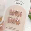 Tabletas de uñas para uso en mano 24 fototerapia parches de uñas postizas tridimensionales producto terminado tabletas de uñas desmontables