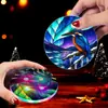 FGTYU022 Posavasos Acrílico Luminoso Navideño Transfronterizo Posavasos con Luz LED para Fiesta Festiva Decoración de Bar