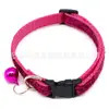 Produtos para animais de estimação pequenos e médios de 1 cm, coleira para cachorro estampada, acessórios de tração para gato, arnês com sino, produtos para exterior, anti-perda