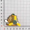 Borracha Macia de PVC Capivara Desenho Animado Capa de Celular Adesivos Materiais DIY Roupas Bolsas Tamancos Acessórios