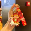Nuevo 2026 Año del Caballo Dios de la Riqueza Llavero Creativo Colgante Año del Caballo Amuleto de la Suerte Muñeca Decoración de Bolso