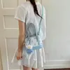 Bolso Cubo con Estampado de Dibujos Animados para Mujer, Moda Coreana Estilo Primavera 2026 Bolso de Hombro Cruzado Casual de Alta Gama para Mujer