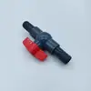Válvula de PVC, válvula de bola pagoda, válvula de bola de riego, interruptor de manguera, diámetro interior de la conexión, manguera de inserción de plástico, válvula de cierre rápido