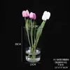 Balde Acrílico Transparente para Flores Frescas Tamanho Grande Buquê de Flores Frescas Balde para Cultivo de Flores Floricultura Loja de Flores Uso Especial