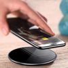 Vendedor recomenda carregador sem fio de mesa em liga de alumínio de 10W para carregar celular Apple Android com luz de respiração