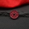 Accesorios Pequeños de Cinabrio de Alto Contenido, Arena Dorada Púrpura, Arena Imperial, Monedas de los Cinco Emperadores, Cuentas de Moneda, Cuentas Redondas de Moneda, Regalos DIY al por Mayor