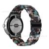 Aplicable a google nuevo reloj pixel google 1/2 correa de resina de tres cuentas correa de reloj acrílica acero inoxidable