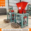 Fornecimento de exportação de cimento tijolo máquina tremonha tipo cimento oco tijolo máquina de concreto baking-free máquina de tijolo