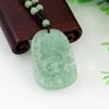 Cadena de lana de jade Dongling Collar de Buda Guanyin de jade Dongling Collar de dragón Guan Gong Sapo Dorado Pi Collar verde claro