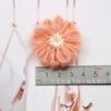 Flores de Ganchillo Hechas a Mano, Accesorios de Flores de Hilo DIY, Flores de Hilo Hechas a Mano con Ganchillo de Mohair, Aretes de Flores de Ganchillo Hechos a Mano