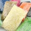 Papel amassado ondulado 50 g/pacote ráfia papel colorido papel amassado seda enchimento para embalagem de frutas seda
