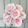 Rosa rosa hortensia boda flores artificiales arreglo de escena arreglo floral arreglo floral DIY materiales para arreglos florales flores falsas