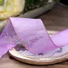 Cinta importada de Corea color mágico hilo de nieve brillante accesorios para el cabello material para manualidades caja de regalo doble estrella raya organza