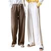 Pantalones de pana de pierna ancha estilo coreano para mujer, otoño e invierno, forrados de vellón, gruesos, de cintura alta, rectos, adelgazantes, casuales, combinables con todo, de algodón y terciopelo estilo europeo