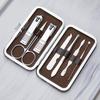 Cortador de Unhas Preto de Aço Inoxidável Conjunto de 18 Peças Beleza Manicure Cuidados com as Unhas Conjunto de Ferramentas para Unhas Venda por Atacado