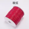 Corda para Pendurar Pingente de Cordão de Couro Encerado Coreano Fio Encerado Vermelho e Preto Cordão de Colar Acessório Pingente de Jade Unissex Corda Trançada