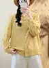 Outono de 2026 Nova Roupa Feminina Estilo Japonês Doce Bordado Pesado Cardigã Manga Longa Camisa de Algodão Tamanho Plus Solta Transfronteiriça
