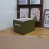 Caixa de armazenamento de roupas dobrável estilo japonês, cesta de armazenamento doméstica, caixa de armazenamento de mesa para lanches, brinquedos, cosméticos e itens diversos