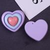 Corazón Brillante de Colores DIY Pegamento Cremoso Pasador Cuerda para el Cabello Pinza para el Pelo Agujero para Zapato Taza de Agua Accesorios Decorativos de Resina Venta al por Mayor