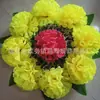 Flores no Atacado para o Festival Qingming: Buquês de Crisântemos, Correntes de Flores e Pequenas Coroas de Tecido de Seda para Adoração aos Ancestrais