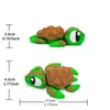 Adorno de manualidad de tortuga pequeña impresa en 3D transfronterizo regalo figura creativa animal articulado modelo móvil juguete