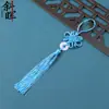 Nudo Chino Tejido a Mano Borlas Flecos Jade Sintético Ping An Kou Empaque Caja de Regalo Decoración Accesorios Colgante Fabricante Venta al por Mayor