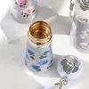 Nova Caneca Térmica Mini com Revestimento de Titânio High-End Leve Luxo Presente Copo de Água Compacto Pequena Capacidade Presente de Escritório Copo de Água