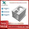 Fábrica de Fabricação de Chapas de Metal de Dongguan Personaliza Puncionamento, Estampagem e Corte CNC de Chapas de Metal para Chassi e Gabinetes