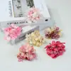 Producción de Tocados Étnicos Artificiales de 16 Puntas Pintura al Óleo Hortensia Guirnalda Estilo Europeo Arreglo Floral Ramo de Novia Producción