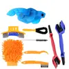 Set Limpiador de Cadena de Bicicleta Caja de Cadena Accesorios para Bicicleta de Montaña Herramientas de Mantenimiento Limpieza Cepillo Grande