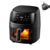 8L Airfryer de Grande Capacidade Inteligente Visual Multi-Função Forno com Tela de Toque Air Fryer Fritadeira Elétrica Máquina de Batata Frita