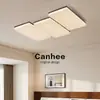Luminária de Teto Minimalista Estilo Italiano Qiao Yu para Sala de Estar, Moderna e Simples com Sensação de Alto Padrão, Luz Principal Retangular Full-Spectrum de Proteção Ocular para o Hall