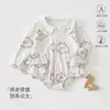 Mameluco para Bebé Primavera y Otoño Mameluco Triángulo Recién Nacido Pijama para Bebé Algodón Puro Jacquard Ropa para Bebé y Niño Anyang