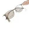 Versión Coreana Tr Titanio Puro 8g 49 Montura Cuadrada Pequeña Gafas para Miopía para Mujeres, Se Pueden Equipar con Monturas de Gafas con Graduación Anti-Luz Azul