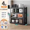 Prateleira de Chão para Cozinha, Prateleira de Armazenamento Multicamadas, Bancada Doméstica, Prateleira de Armazenamento Multifuncional, Prateleira para Forno de Micro-ondas