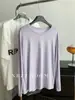 Camiseta de Manga Larga de Color Sólido Lyocell Primavera/Verano 2026 para Mujer, Camiseta Básica Versátil Casual de Color Sólido con Protección Solar 2805