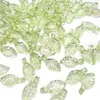 Plástico 5*11mm Folhas Verdes Pequenas ABS Acrílico Artesanal DIY Moda Versátil Joias Brincos Acessórios para Roupas