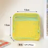 Nueva Bolsa de Tofu Color Dopamina Gran Capacidad Bolsa de Cosméticos Portátil Bolsa para Labiales Bolsa de Malla para Almacenamiento Transfronteriza